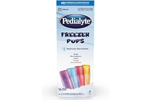 ABBOTT Pedialyte Freezer Pops - 16 ct, Pack of 5