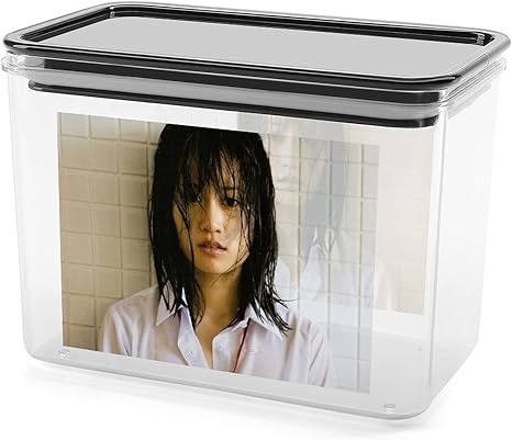 Amazon Co Jp 食品保存容器 密閉 密封 ニオイ 漏れない ロック式 収納ボックス 収納ケース 納ボックス 密閉型冷蔵庫フレッシュキーピングボック 透明 整理ボックス プラスチックケース 積み重ね 前田敦子 ホーム キッチン