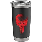 Marvel The Punisher Red Skull Symbol Stainless Steel Insulated Tumbler