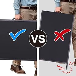 Pionites Heavy Duty Slide-in Folding A Frame Sign