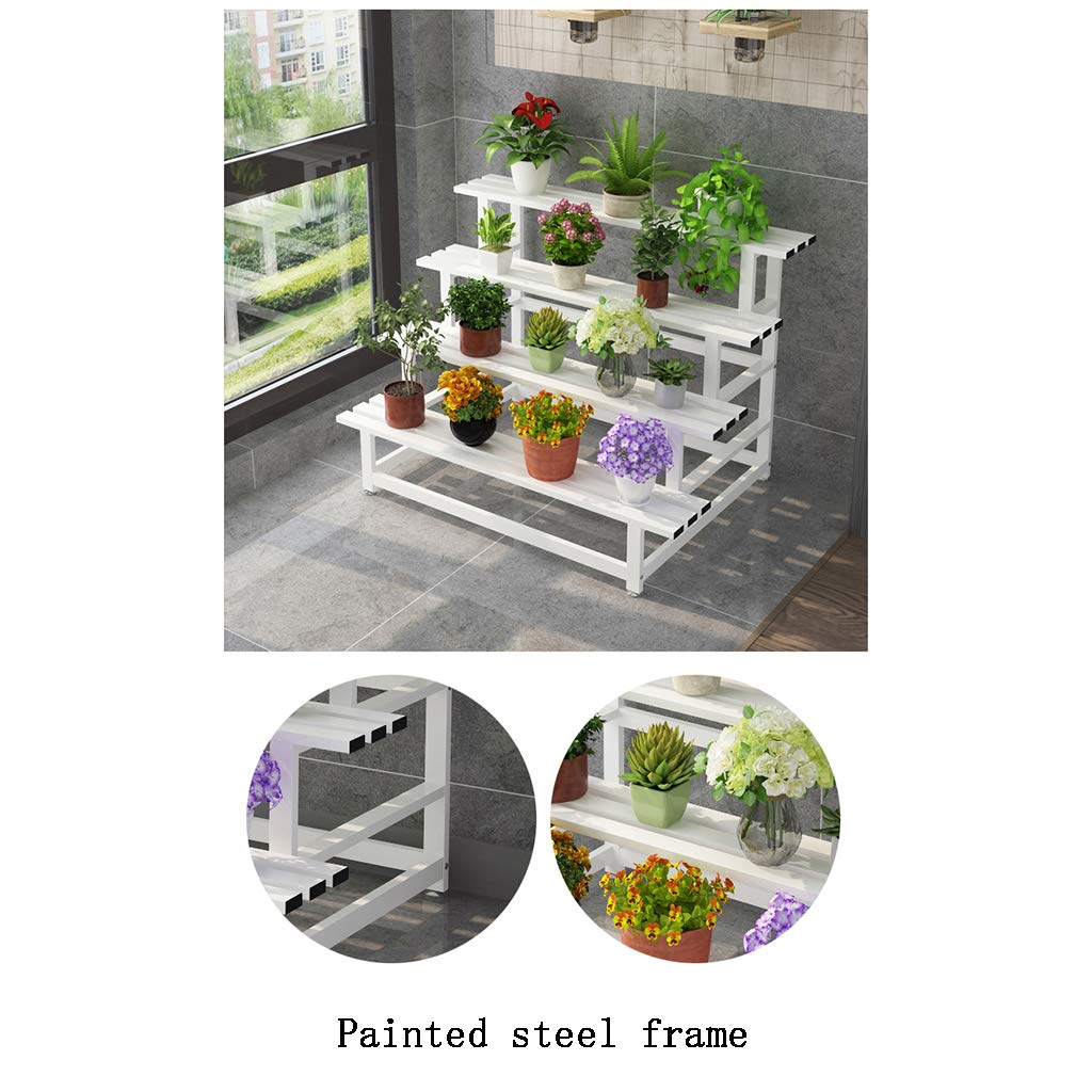 Soporte de Planta de Metal de Estilo Escalera de 4 Niveles ...
