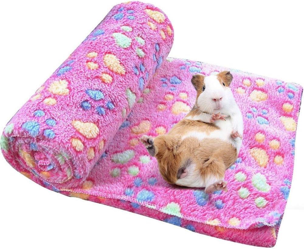 fleece blanket rabbit cage