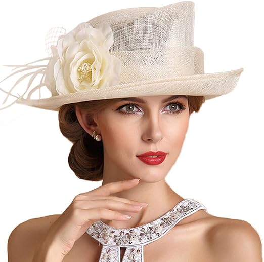 womens white top hat