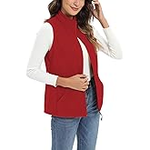 Xeoxarel Women's Fleece Vest with 6 Pockets (XS-2XL)