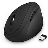 2.4G Wireless Mouse Creative Vertical Ergonomic Optical Mouse With Adjustable DPI Level
