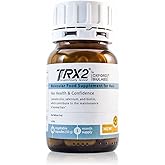 TRX2 Dietary Hair Growth Supplement - Stop Hair Loss for Men and Women - Healthy Hair - Clinically Proven Results of Thicker, Fuller Hair - Biotin & Selenium & Zink - Vegetarian - 1 Month Supply