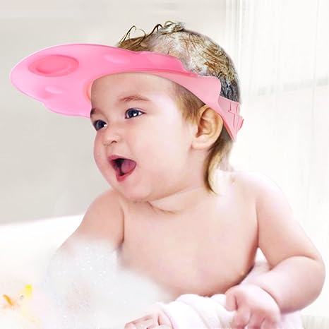 Buy Baby Mate 2pcs Leak Proof Baby Bath Visor Pink Blue