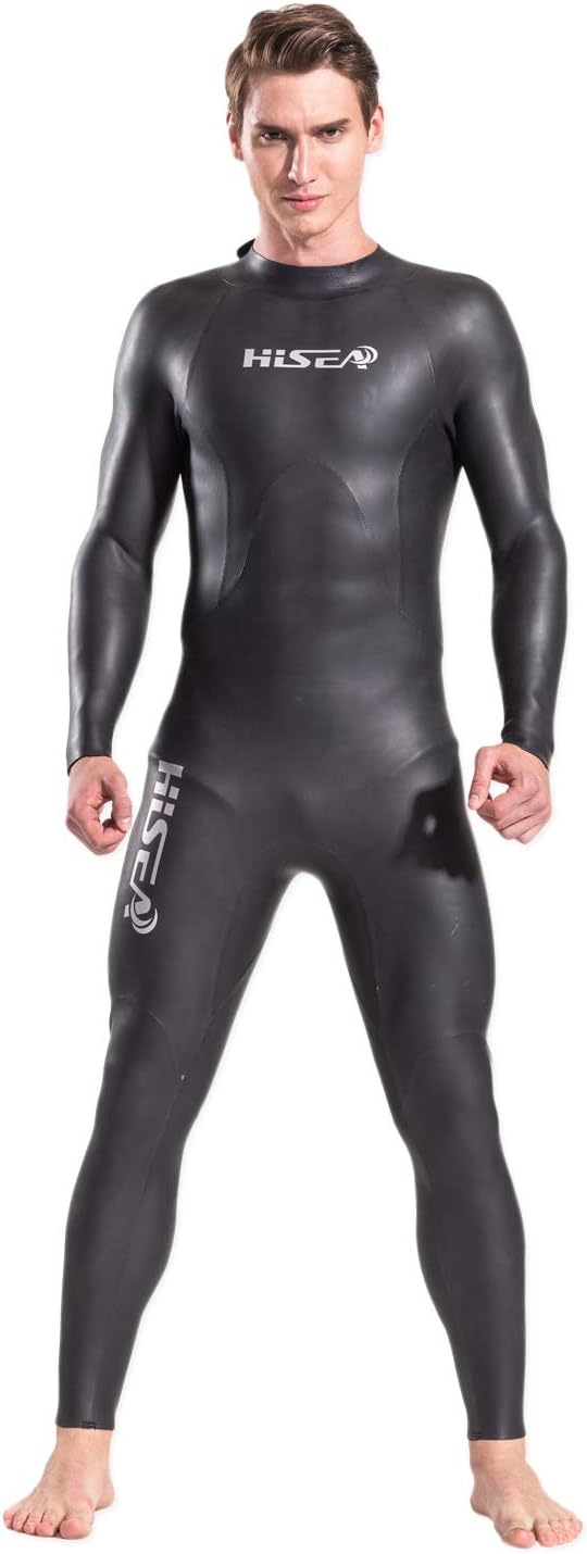 UR MAX BEAUTYTriathlon Wetsuit - Men'S Adrenaline Fullsleeve Smoothskin Neoprene for Open Water Swimming,XL
