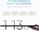 XP-Pen Artist 13.3 Pro V2 Drawing Tablet with X3 Pro Stylus 16K, 99% sRGB view 2