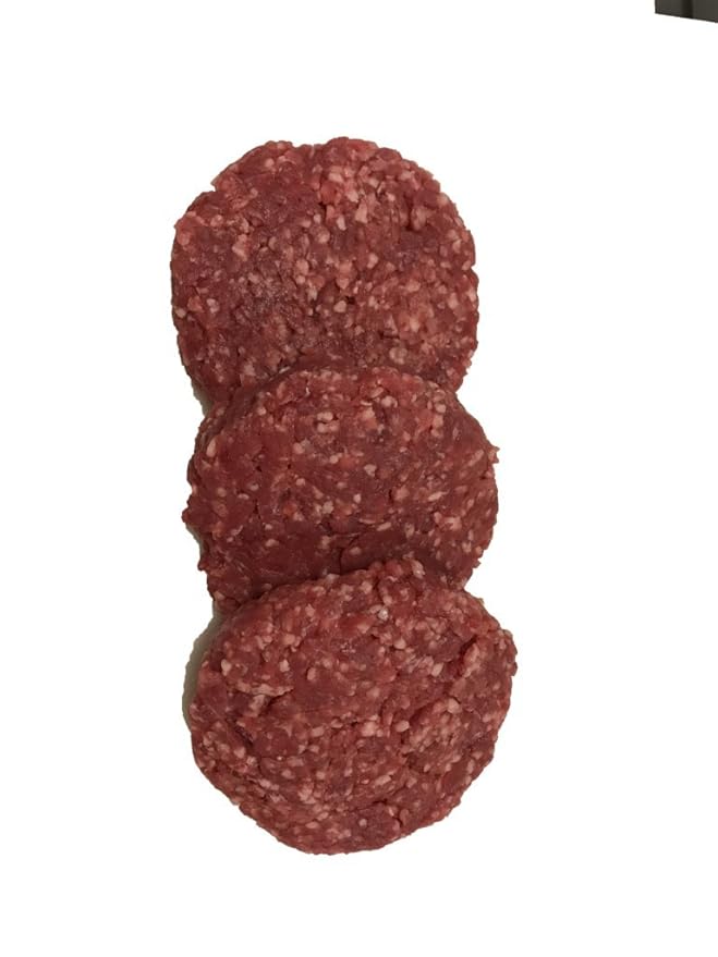 The Local Butcher Custom Blend Hamburger Patties, 3 Patties 6 ozs