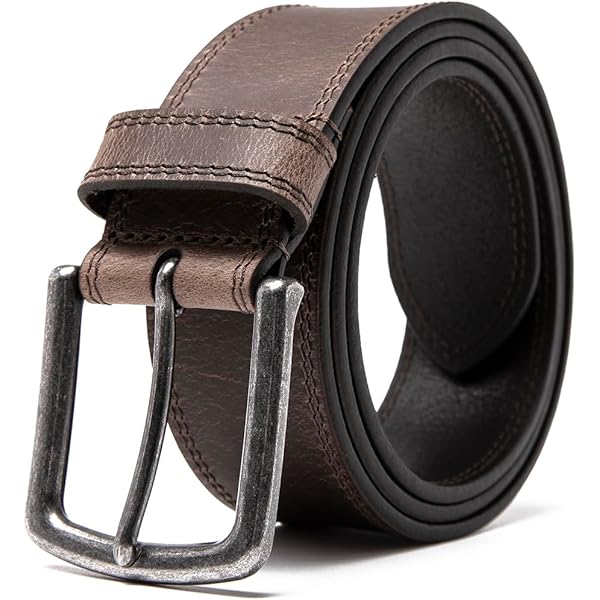 Men's Solid Leather Belt Ideal for Everyday Wear and Stylish