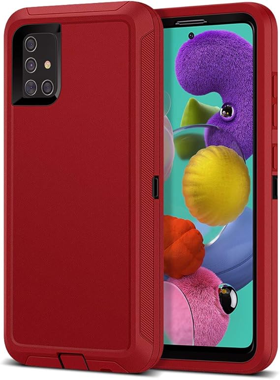 Amazon Com Jiunai Samsung A51 Case 3 In 1 Protective Non Slip Dual Layer Outdoor Heavy Duty Drop Protection Tough Sports Shock Resistance Sports Armor Rugged Matte Cover Case Only For Samsung Galaxy