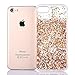 Shinymore zting20 iPhone 6 6S Case, Full Protection Soft Bumper Case 3D Creative Sparkle Dynamic Liquid Flowing Floating Glitter Bling Diamond Moving Quicksand Case for iPhone 6 & 6S (Gold Diamonds)