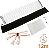 Monster Shop MAXBLAST Chimney Cleaning Kit Drill Powered Rotary Brush 20-70cm view 5