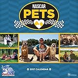 2017 NASCAR Pets 12 Month Wall Calendar by
