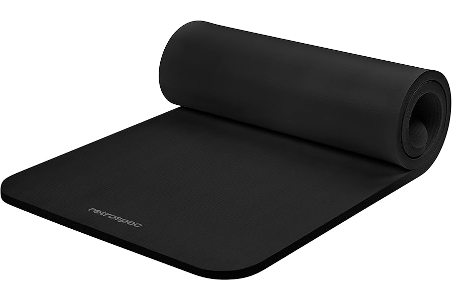 Best Retrospec Solana Yoga Mat 1" Thick W/Nylon Strap & Women - Non Slip Exercise Mat Yoga - Top Picks for 2026