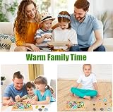 Vicloon Wooden Magnetic Fishing Bead Toy 19pc Montessori Kids 3+ view 7