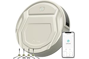 Lefant M210 Pro Robot Vacuum, 2200Pa Strong Suction, 120 Mins Runtime, Slim,Quiet, Self-Charging Wi-Fi/APP Remote Connected Robotic Vacuum Cleaner, Ideal for Pet Hair, Hard Floors