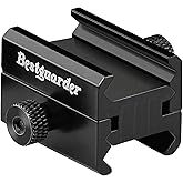 Bestguarder Metal Picatinny to Picatinny Rail Mount Clamp Adapter About 21mm-30mm Adjustable Width for Most Rails etc.