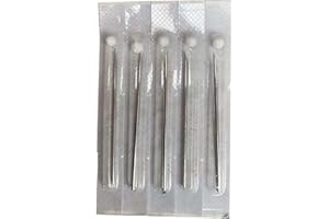 Shuiniba 14G 10 Pieces Body Ear Navel Nose Lip Nipple Piercing Needles