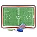 Hipiwe Football /Soccer Coach Board with Zipper - Perfect Leather Soccer Tactics Board for Coaches, Players