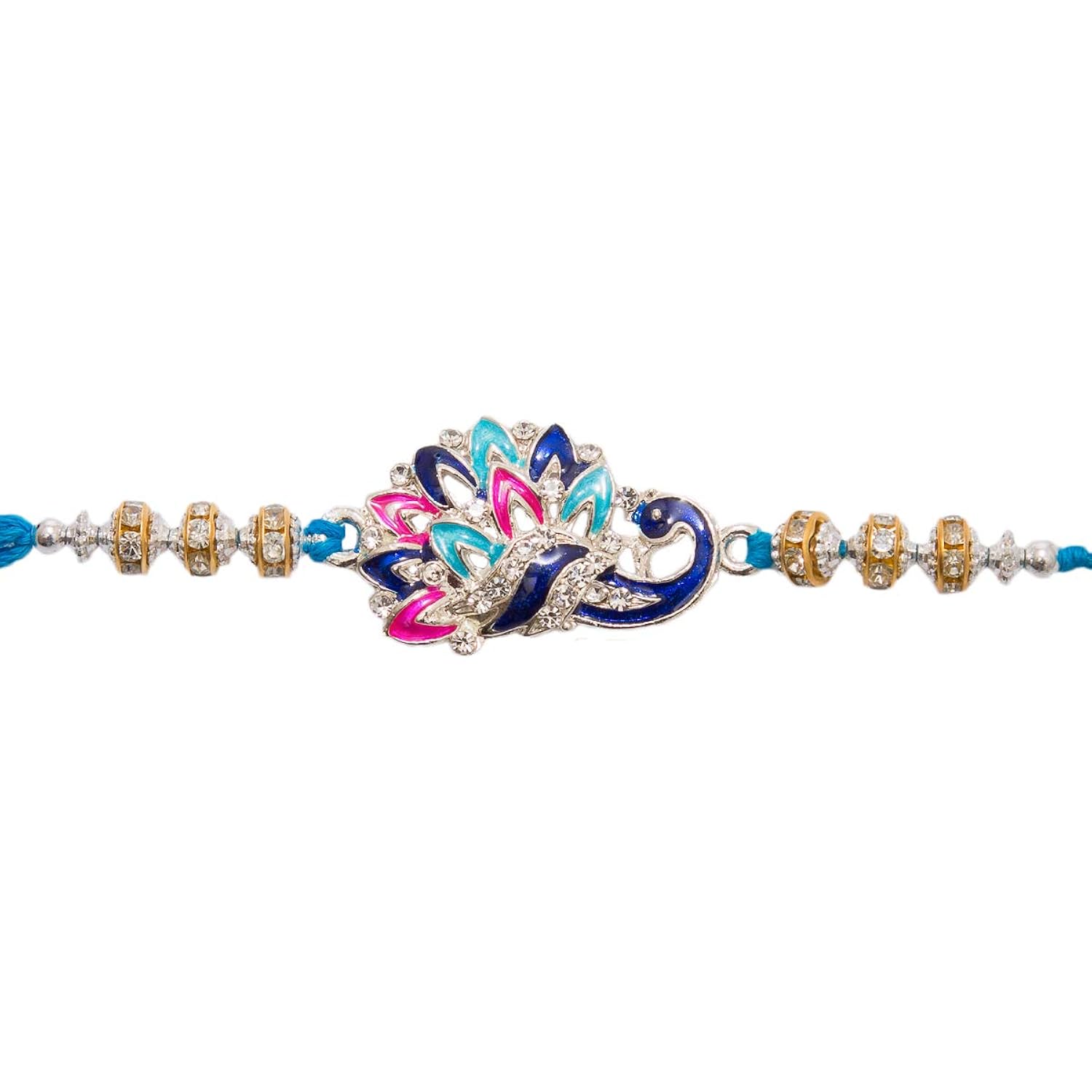 elegant floral rakhi/band for beloved brother