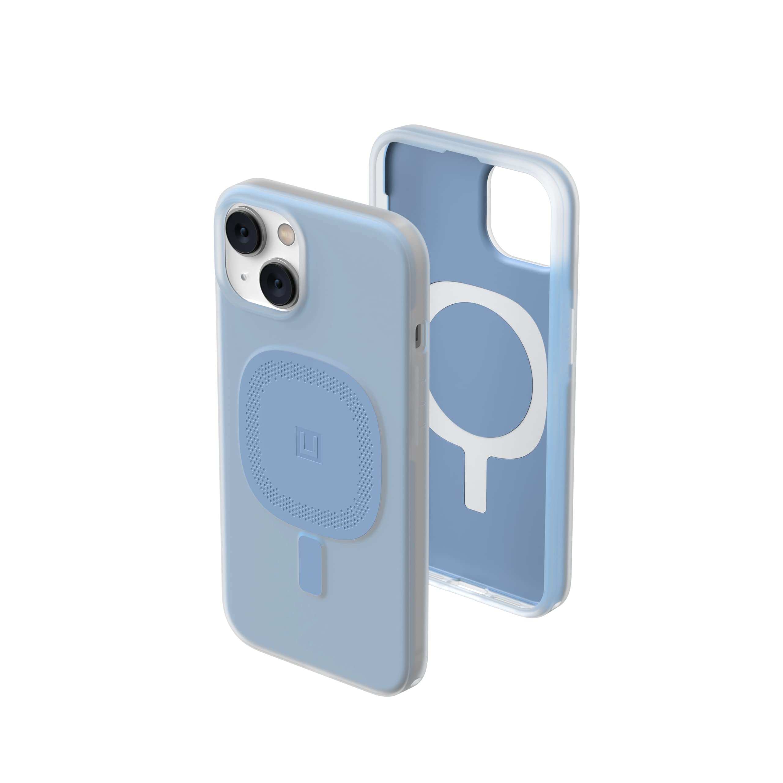 URBAN ARMOR GEAR [U] by UAG Designed for iPhone 14 Case Blue Cerulean 6.1" Lucent 2.0 Built-in Magnet Compatible with MagSafe Charging Slim Lightweight Opaque Protective Cover — image 1