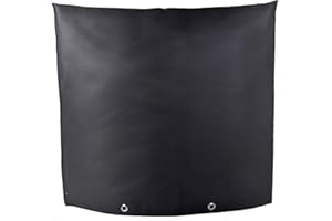 RZMAYIS Insulated Backflow Preventer Cover 24”W x24”H, Backflow Covers for Outside, Sprinkler Covers for Outside for Winter Pipe Freeze Protection, Water Sprinkler Valve Box & Controller (24Wx24H, Black)