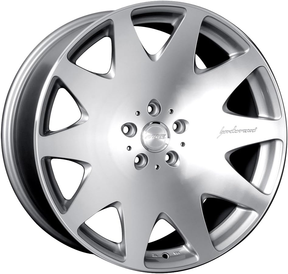 20" Mrr Hr3 20x8.5 20x9.5 Silver Diamond Cut Mercedes-benz 5x112