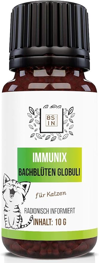 8 Sin Nutrition | Immunix Globuli für die Katze | Katzen | Immunsystem | 100% natürlich | 10g ...