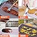 Comfecto Cooling Rack Stainless Steel, 2 pcs 17 x 11 inch Oven Safe Stackable Cookie Racks fit Half Sheet Pan for Cake Decorating Roasting Grilling Baking with 4 Stable Legs, Cookies Recipe Included