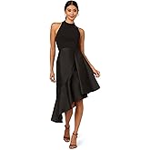 Adrianna Papell Crepe Combo Taffeta Dress