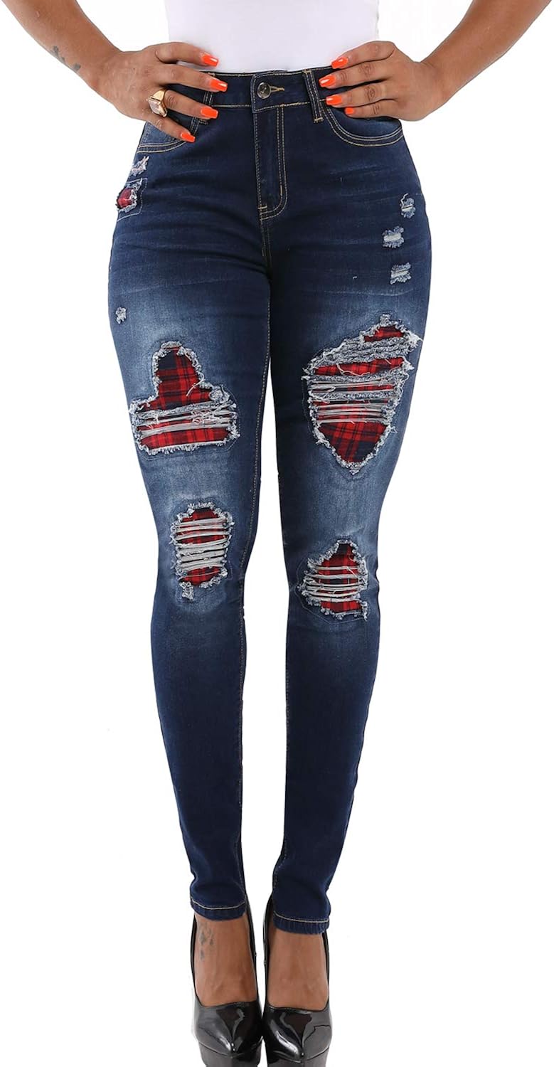 ripped cuffed offset printing jeans amazon
