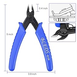 BLEDS Flush Cutter Pliers, Wire Cutter, Flush