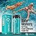 AquaTest 4 Way Pool & Spa Test Strips Tests for Chlorine, Bromine, pH & Alkalinity, Monitor Water Quality Instantly, Easy to Use Water Test Kit, Handy Color Chart, for Swimming Pools & Hot Tubs 100ct