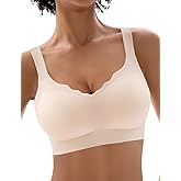 Bras for Women No Underwire, Wireless Bras with Support, Breathable Padded Everyday Bra