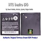 Replacement Battery for HTC Desire 510 for all Boost Mobile, Cricket, Sprint, Virgin Mobile Cellphones By Fortress Brand (Battery)