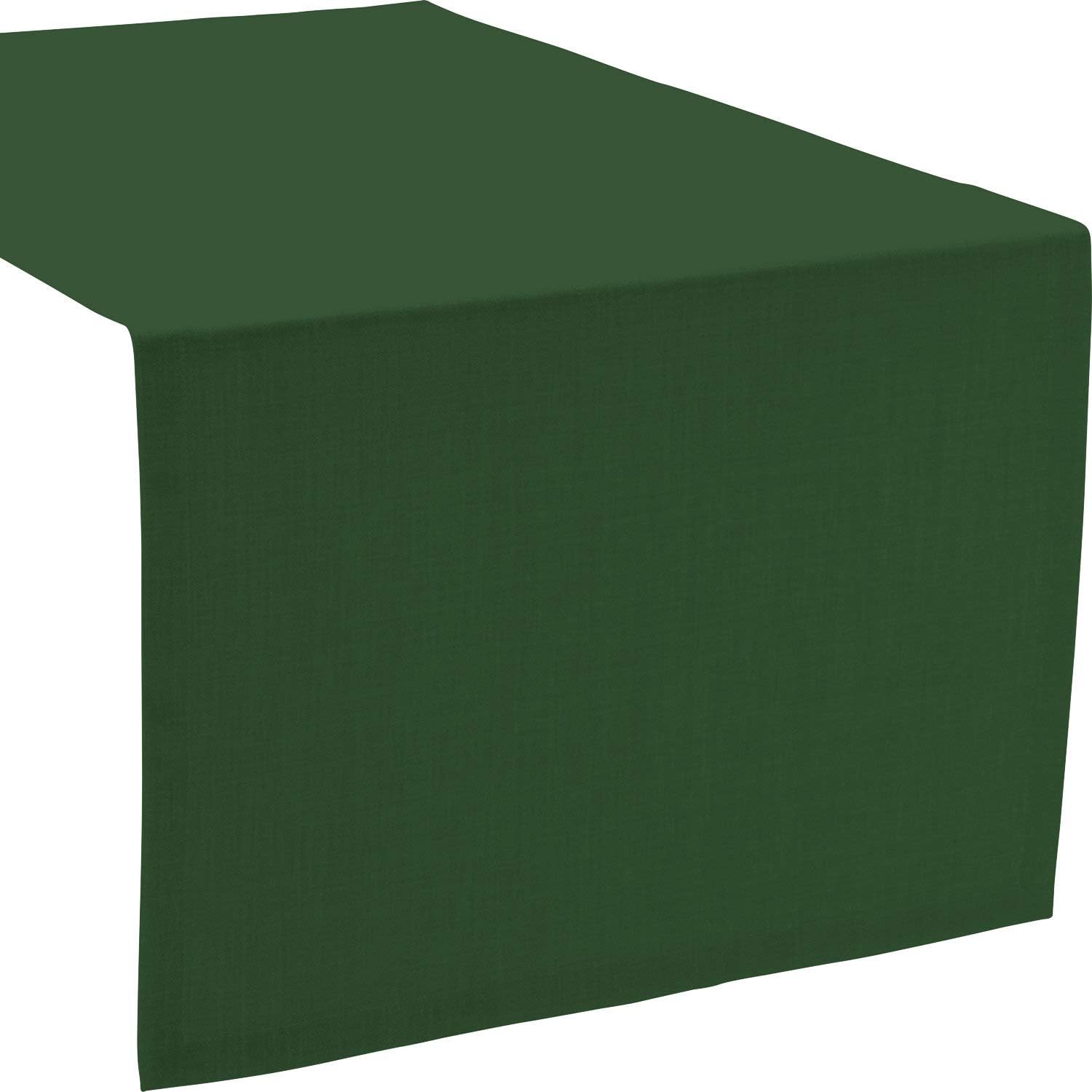 Sander Table runner moss green size 40x100 cm