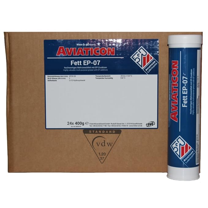 Aviaticon 24x Fettpatrone 400g Fett EP-07 Spezial-Mehrzweckfett