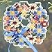 Spring Wreath Beaded Counted Cross Stitch Ornament Kit Mill Hill 2006 Spring Bouquet MH18-6106