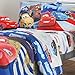 Disney Cars Track Burn 4pc Full-Double Bed Sheet Set