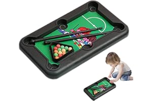Small Pool Table Game - Kids Pool Table Billiards Game,Small Billiards Desktop Family Games Set for Friends Family Children