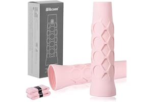 2 Pack Premium Pickleball Paddle Enhanced Grip Kit - Shock Absorbing Comfort Control Anti Fatigue Anti-Sweat Design, Perfect 