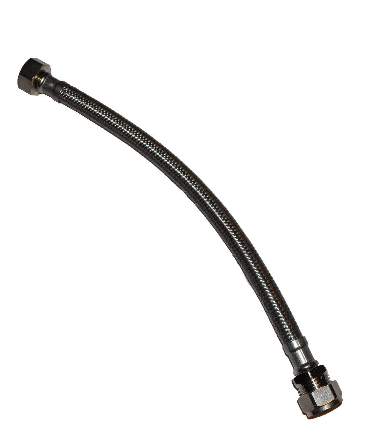 Pack of 2-22mm x 3/4" 900mm Flexible Tap Hose WRAS
