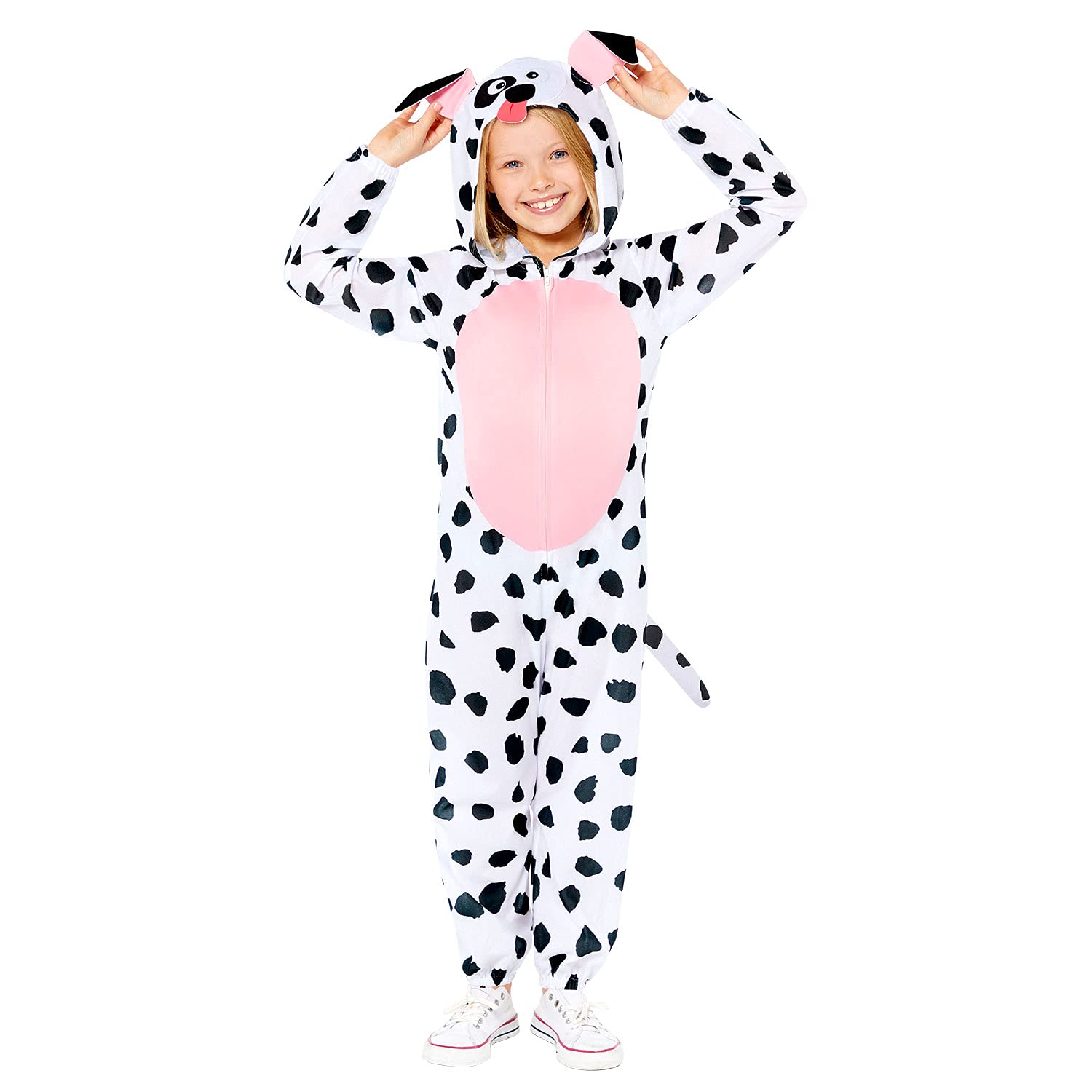 Amscan 9910083 - Kids Dalmatian Dog Onesie World Book Day Fancy Dress Costume Age: 10-12 Yrs