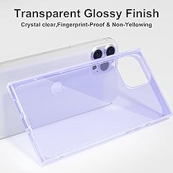 LoeoeL for iPhone 13 Pro Max Clear Case Rectangle