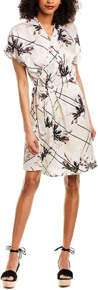 amazon white wrap dress