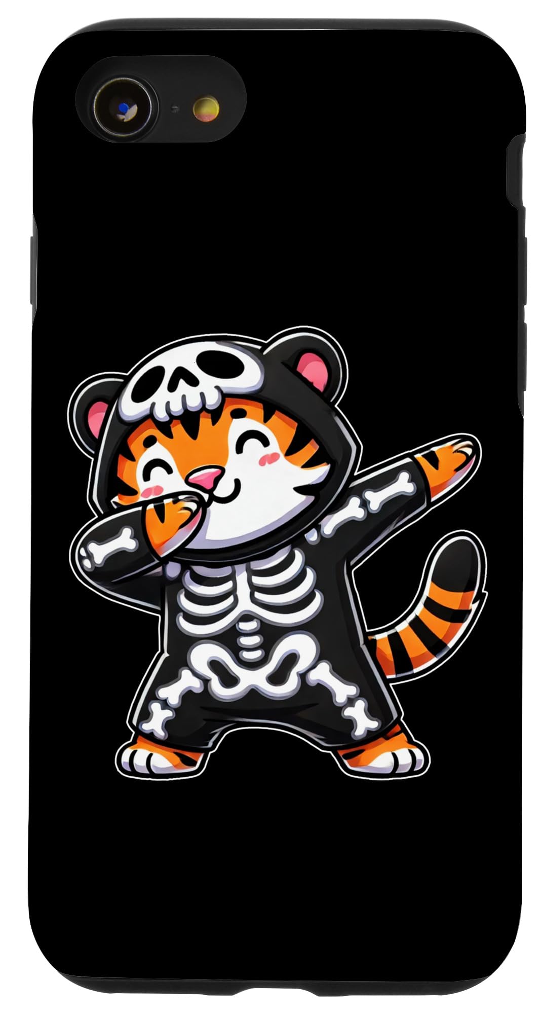 iPhone SE (2020) / 7 / 8 Halloween Skeleton Cute Tiger Men Women Kids Case