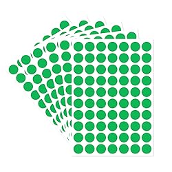 Dot Stickers,1/2 Inch Dark Green Circle