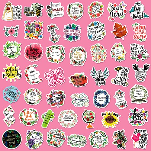 200pcs Inspirational Stickers for Laptop, Motivational Quotes Decals